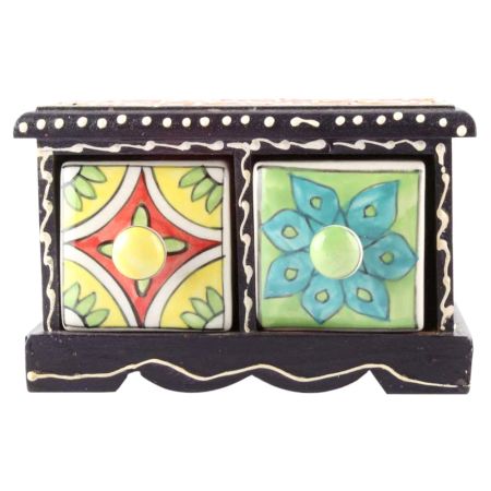 Spice Box-1487 Masala Rack Container Gift Item